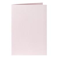 Correspondentiekaart Papicolor dubbel 105x148mm lichtroze pak à 6 stuks