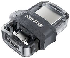 SanDisk Ultra Dual USB-stick 3.0 - USB en microUSB - 256GB