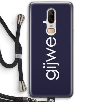 Gijweet: OnePlus 6 Transparant Hoesje met koord