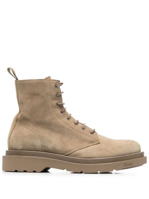 Buttero bottines en daim à lacets - Gris
