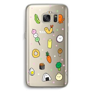 Happy bento friends: Samsung Galaxy S7 Transparant Hoesje