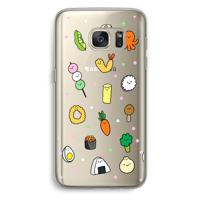 Happy bento friends: Samsung Galaxy S7 Transparant Hoesje