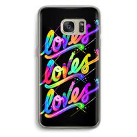 Loves: Samsung Galaxy S7 Transparant Hoesje