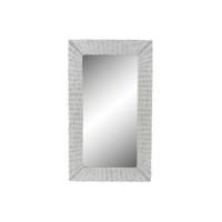 Wandspiegel DKD Home Decor Wit Cottage Gevlochten 87 x 4 x 147 cm