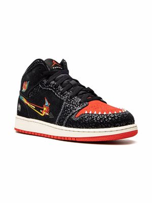 Jordan Kids baskets montantes Air Jordan 1 SE 'SIEMPRE Familia' - Noir