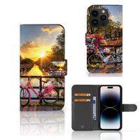 iPhone 15 Pro Flip Cover Amsterdamse Grachten