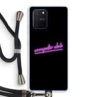Vice Black: Samsung Galaxy Note 10 Lite Transparant Hoesje met koord