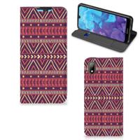 Huawei Y5 (2019) | Hoesje met Magneet | Aztec Paars
