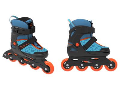 CRIVIT Inlineskates kinderen (Blauw, 29-33)
