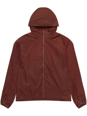 Post Archive Faction veste légère à capuche - Marron