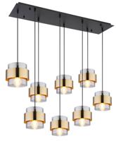 Globo Design hanglamp Milley 8-lichts 15560-8H