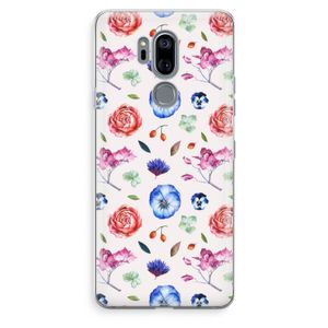 Bloemetjes: LG G7 Thinq Transparant Hoesje