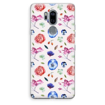 Bloemetjes: LG G7 Thinq Transparant Hoesje