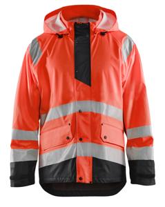 Blåkläder Regenjas High-Vis LEVEL 1 43232000 | High-Vis Rood/Zwart | Maat 4XL - 7330509656440