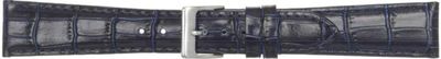 Horlogeband Poletto 454.11.14 Leder Blauw 14mm