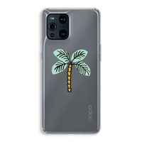 Palmboom: Oppo Find X3 Pro Transparant Hoesje