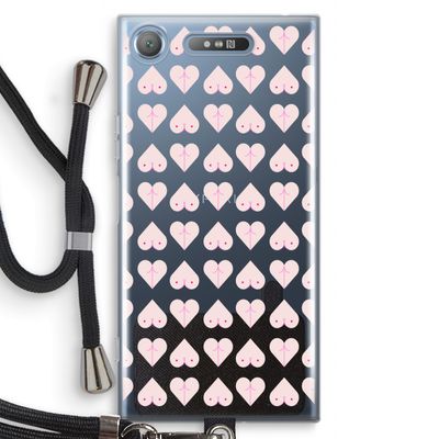 Ass 'n Titties: Sony Xperia XZ1 Transparant Hoesje met koord