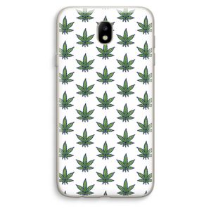 Weed: Samsung Galaxy J7 (2017) Transparant Hoesje