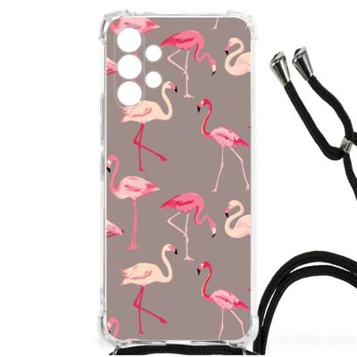 Samsung Galaxy A13 4G Case Anti-shock Flamingo