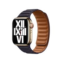 Apple origineel Leather Link Apple Watch M/L 38mm / 40mm / 41mm Ink - MP843AM/A - thumbnail