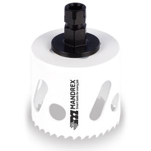 Gatzaag 76mm M42 45mm diep Mandrex Bi-metaal SpeedXcut met Quick Adapter
