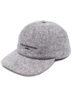 Stella McCartney casquette en feutre à logo 2001 - Gris