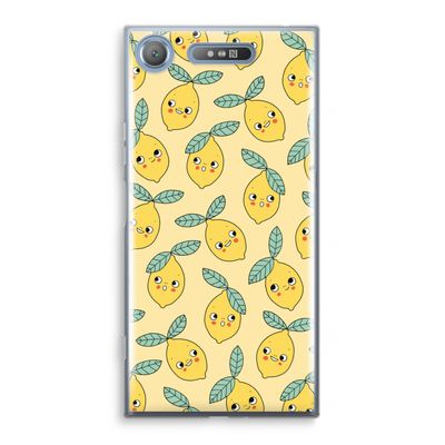 Citroenen: Sony Xperia XZ1 Transparant Hoesje