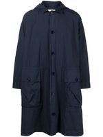 Henrik Vibskov parka New Match à capuche - Bleu