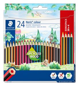 Kleurpotloden Staedtler Noris set ÃƒÆ' 20+4 kleuren