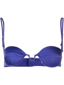 Stella McCartney soutien-gorge à fini satiné - Violet