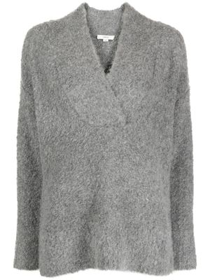 Vince Trui met V-hals - Zwart Vince Trui met V-hals - Zwart