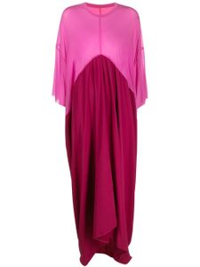 Rick Owens robe à ourlet asymétrique - Rose