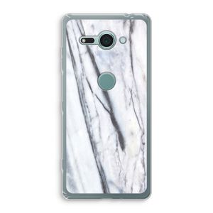 Gestreepte marmer: Sony Xperia XZ2 Compact Transparant Hoesje