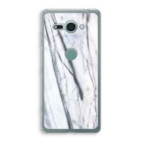 Gestreepte marmer: Sony Xperia XZ2 Compact Transparant Hoesje