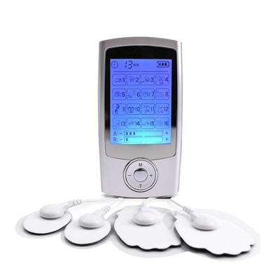 16 mode digitale elektronische pulse Massager Spierstimulator pijn Relief machine (Sliver)