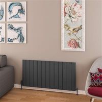 Eastbrook Withington radiator 125x60cm aluminium 1270W antraciet - thumbnail