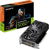 Gigabyte Nvidia GeForce RTX 5060 Ti Videokaart GeForce RTX 5060 Ti 8 GB GDDR7-RAM PCI-Express, HDMI, DisplayPort Gigabyte Nvidia GeForce RTX 5060 Ti Videokaart GeForce RTX 5060 Ti 8 GB GDDR7-RAM PCI-Express, HDMI, DisplayPort