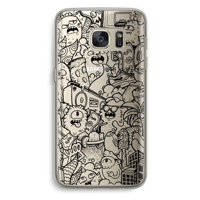 Vexx Black City : Samsung Galaxy S7 Transparant Hoesje