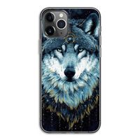 Darkness Wolf: iPhone 11 Pro Transparant Hoesje