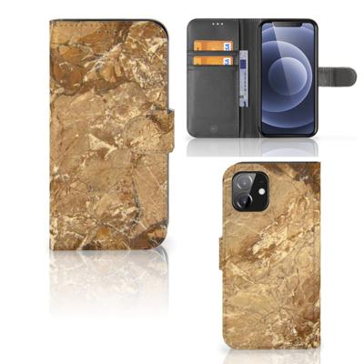 iPhone 12 | 12 Pro (6.1") | Bookcase | Marmer Creme
