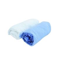 DOUX NID Set van 2 hoeslakens Wit / lucht 60x120 cm