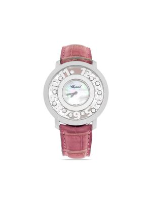Chopard Pre-Owned montre Happy Diamond 36 mm pre-owned (2007) - Blanc