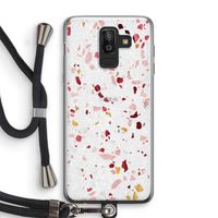 Terrazzo N°9: Samsung Galaxy J8 (2018) Transparant Hoesje met koord