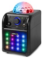 Vonyx SBS50B-PLUS Karaokeset met microfoon, Bluetooth en lichteffecten - thumbnail