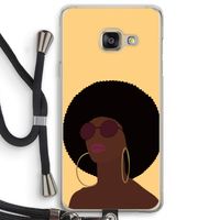 Golden hour: Samsung Galaxy A3 (2016) Transparant Hoesje met koord