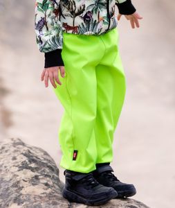 Waterproof Softshell Pants Neon Green