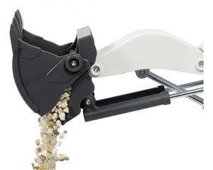 Siku Liebherr R9800 mijnbouw-graafmachine 1:87 metaal/kunststof wit functionele grijper