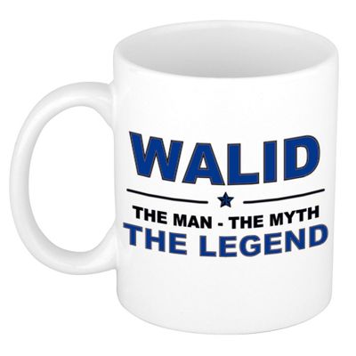 Walid The man, The myth the legend cadeau koffie mok / thee beker 300 ml