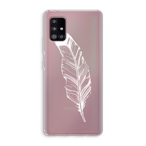 Pluim: Samsung Galaxy A51 5G Transparant Hoesje