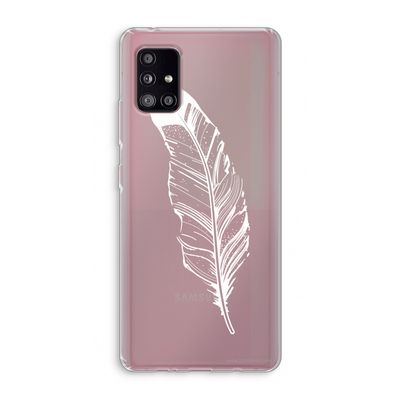 Pluim: Samsung Galaxy A51 5G Transparant Hoesje